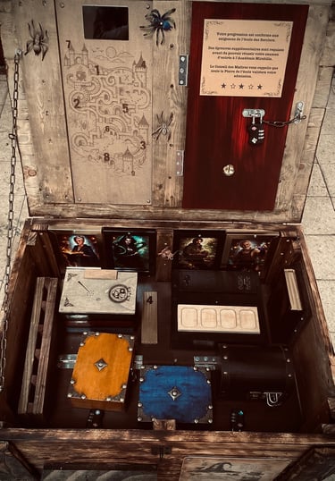 escape box école bois