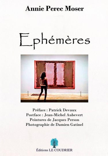 Couverture Ephémères Annie Perec Moser
