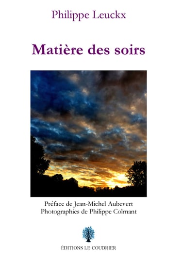 Couverture Matière des soirs Philippe Leuckx