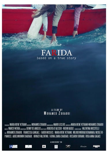 a movie poster for the film farida