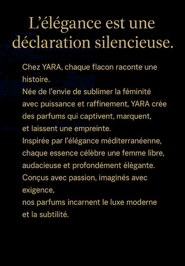 L’élégance est une déclaration silencieuse – citation YARA