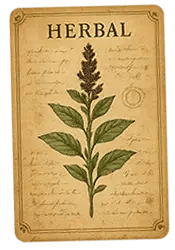 herbal cabinet card