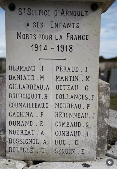 rechampissage monuments aux morts souvenir cimetière