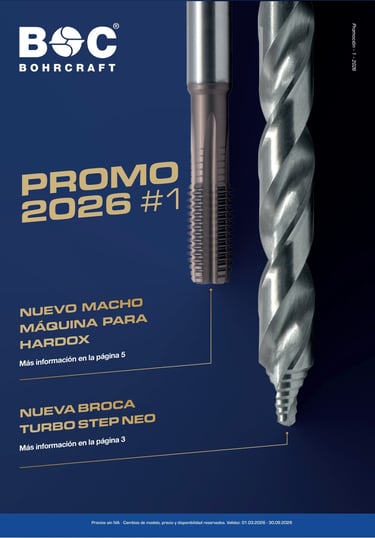 Folleto herramienta corte Bohcraft 2026