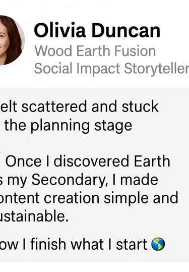 Social Impact Storyteller shares testimony how her Wood Earth Phoenix Archetype changed how she creates content.