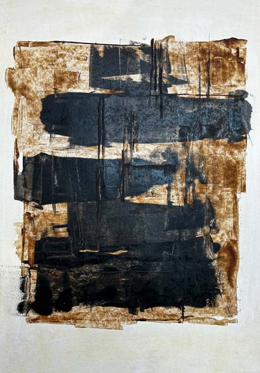 Natural pigment and ink on paper. Laurence Moracchini Ditchling. Sussex artist Brighton