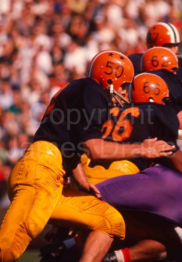 Dick Butkus at Illinois in 1963 by James Drake for Sports Illustrated