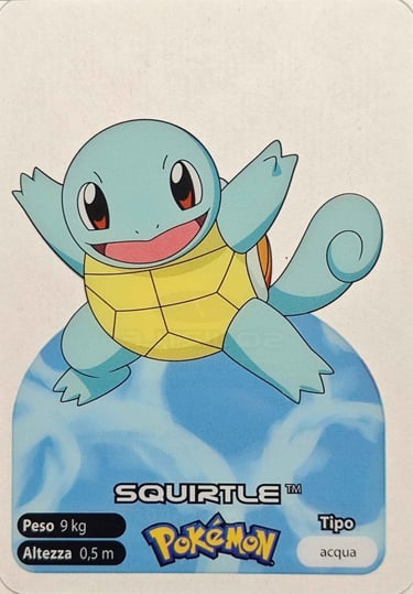 7 Squirtle lamincards spécial édition