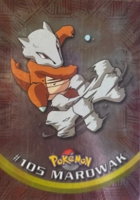 105 Marowak Topps Pokémon series 2 US silver foil