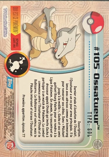 Ossatueur topps série 2
