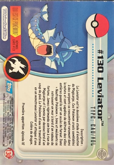 Léviator topps série 2