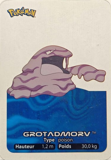 89 Grotadmorv Lamincards Pokémon série 1