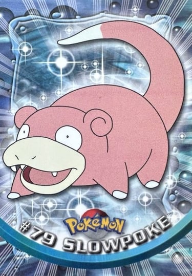 79 Slowpoke Topps Pokémon series 2 US
