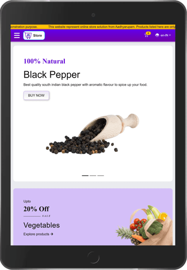 aadhyarupam cloud native applications - online store