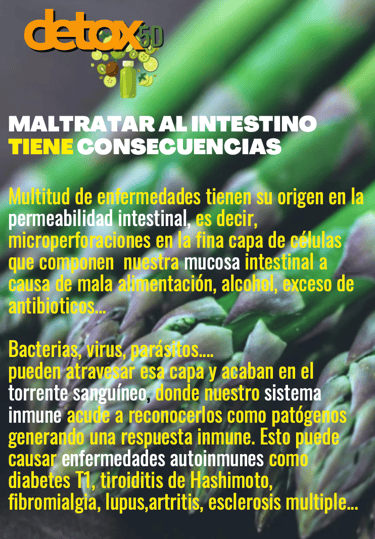 Maltratar el intestino tiene consecuencias en la salud de todo el cuerpo