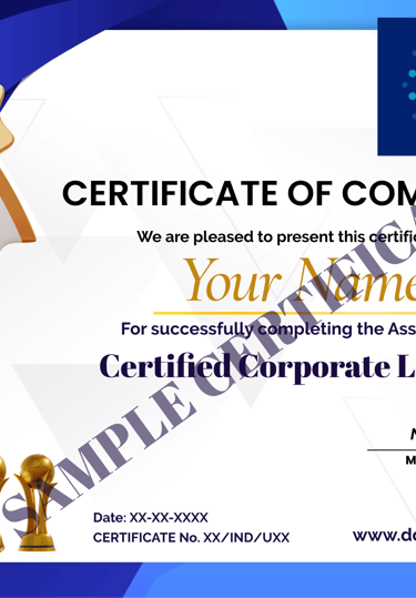 Sample Certificate 1