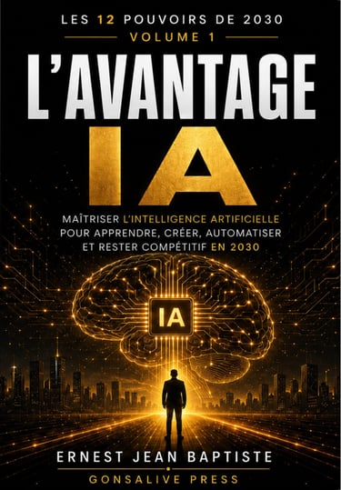 L’Avantage IA 2030 book cover by Ernest Jean Baptiste