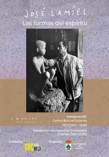 Cartelería exposición artística