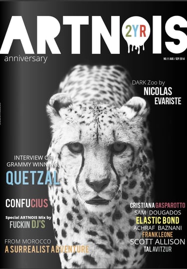 Cover of Aug/Sep 2014, issue number 11 of Artnois.