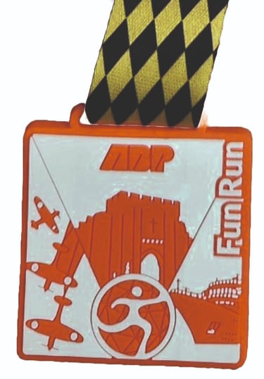 Fun Run Silicone Medal