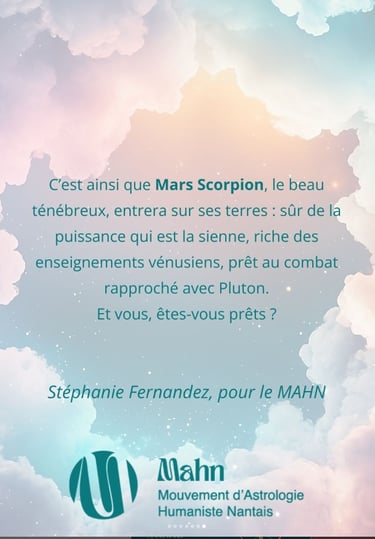 Conclusion Mars en scorpion