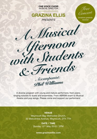 A Musical Afternoon 2018 Poster