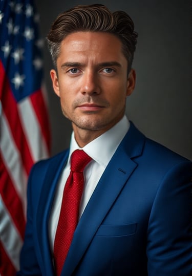 President Thomas Mosher; Official Portrait, 2029