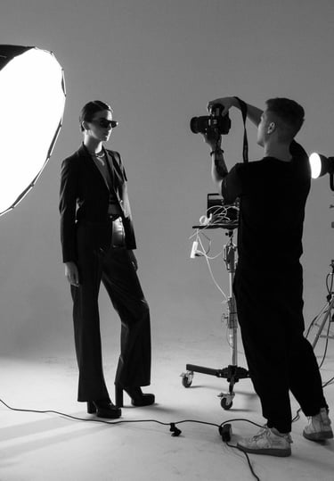 Fotografas Eimantas Paulauskas eimantasPhoto studijoje