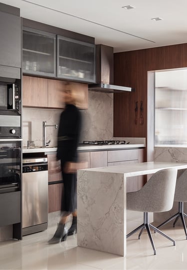 Living integrado - MS Arquitetura