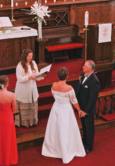 Spellbound Ceremonies formal church English wedding