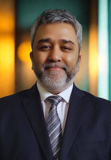 Professional portrait of a smiling ethical marketing consultant Istiaque Doza