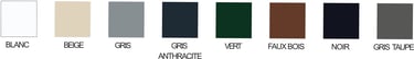couleurs lamelles pvc