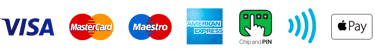 Logotipos de financeiras e tags de pagamentos