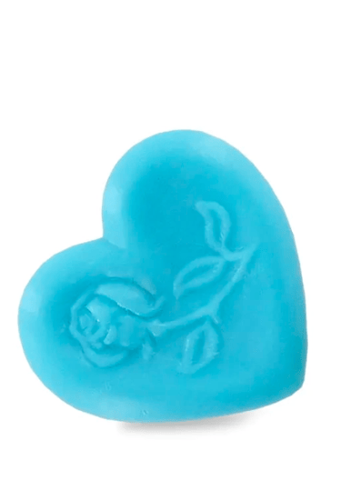 Petit coeur bleue fleur marine
