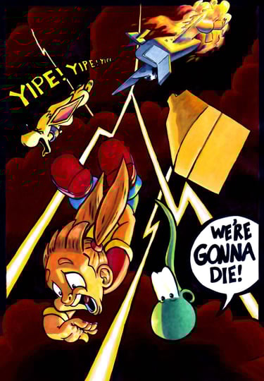 Amber Lee, her puppy, Jasper, and the Mummy's sarcophagus fall from plane and plummet to Earth!