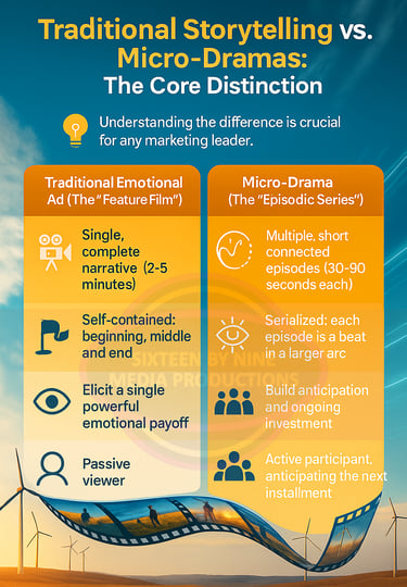 Traditional vs Micro Drama