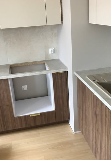 Przygotowanie zabudowy pod montaż piekarnika i indukcji trójmiasto