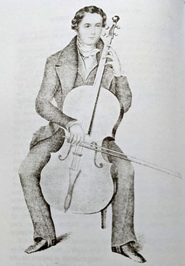 German cellist Sebastian Lee (1805-1887)