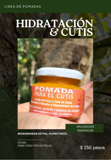pomada para el cutis regenerador de piel humectante catalogo productos y medicinas naturales eventos luz comunidad maya