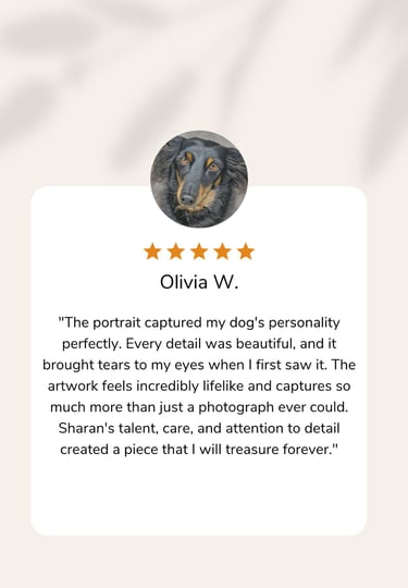 Wildlife & Pet Art Testimonial
