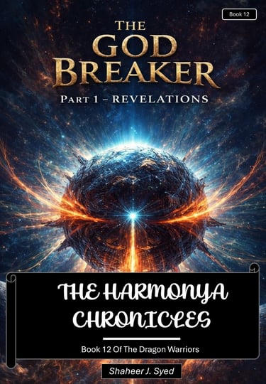 Book 12 Cover - Book 12 Of The Dragon Warriors The God Breaker Part 1