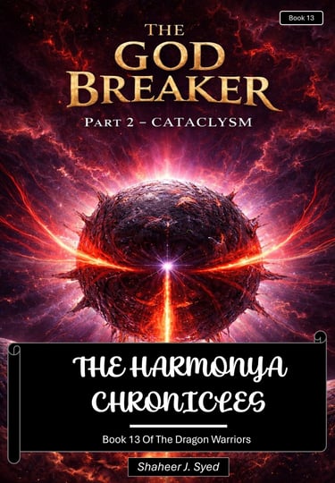 Book 13 Cover - Book 13 Of The Dragon Warriors The God Breaker Part 2