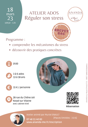 réguler son stress ados brevet bac