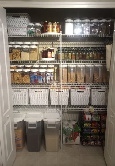 Organized pantry