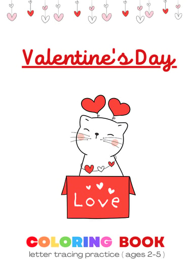 Valentine's Day Coloring Book