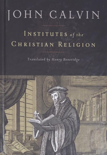 a book with a man in a robe and a book