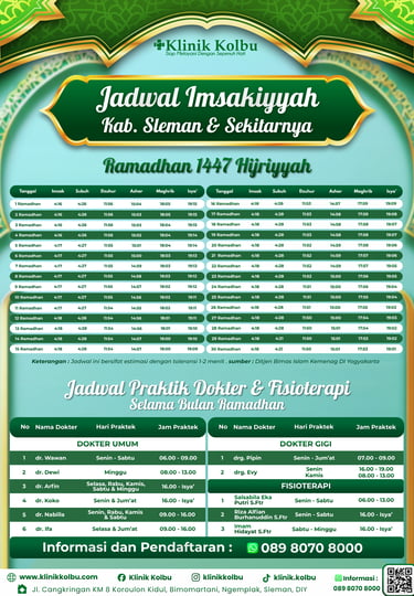 jadwal imsakiyyah sleman jogja yogya yogyakarta