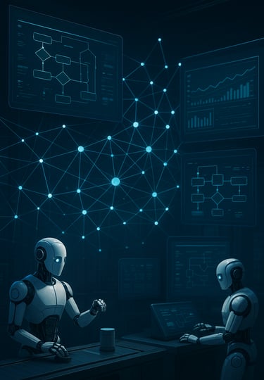 Rede-neural-automações-fluxos-dados-conectando-diferentes-sistemas-robôs-executando-tarefas-dashboar