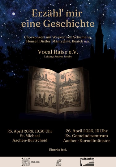 Konzertplakat "Erzähl' mir eine Geschichte"