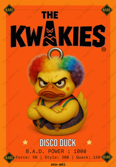 Carte à collectionner - Disco Duck